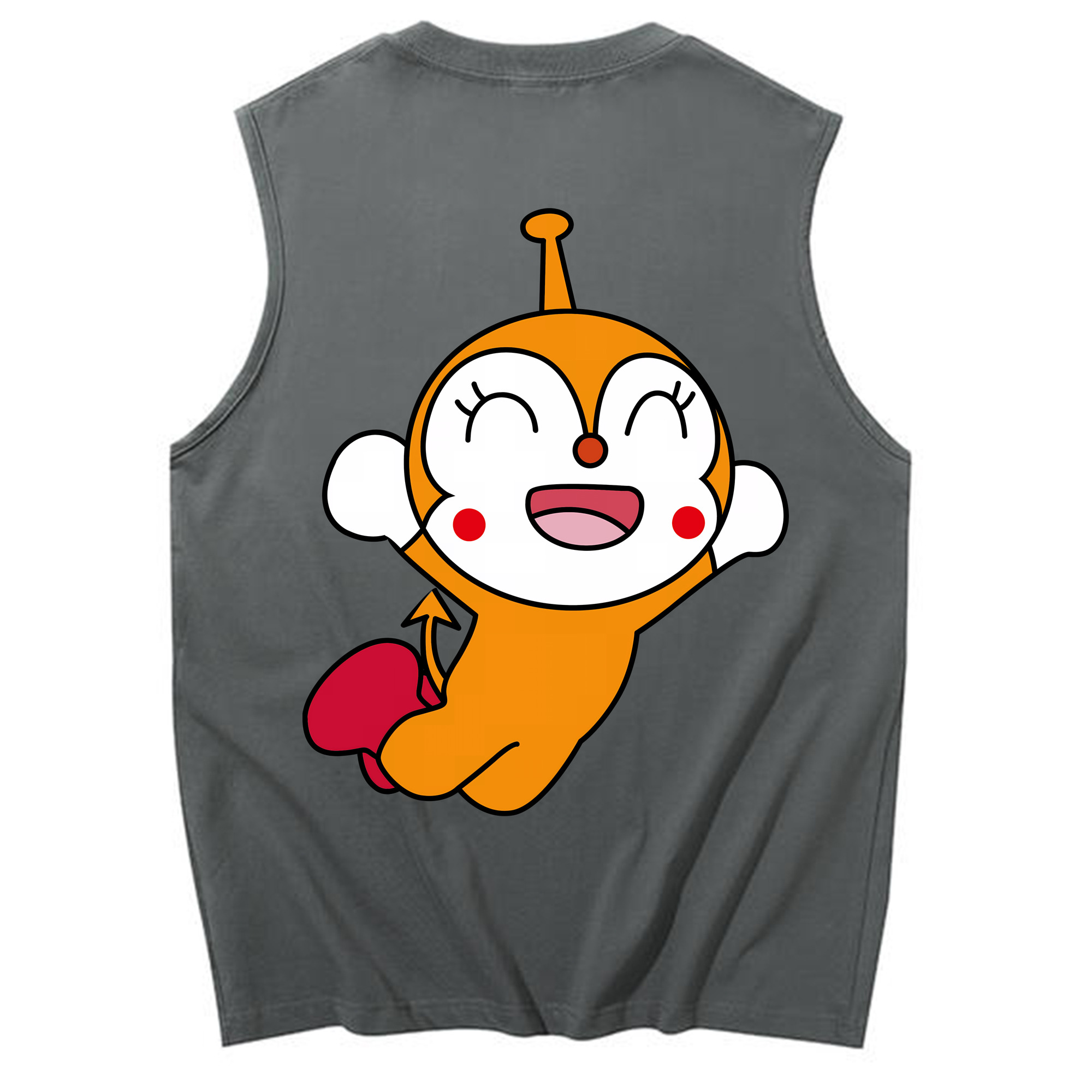 （画像用） アンパンマン Anpanman コットン100％タンクトップ（背面プリント）